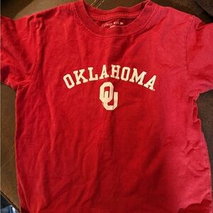 Red Oklahoma Short Sleeve Tee